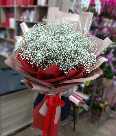 Букет цветов из: Гипсофила в Кузнечиках