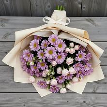 Букет цветов из:  Розы и Хризантемы в Кузнечиках
