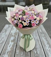 Букет цветов из:  Розы и Хризантемы в Кузнечиках