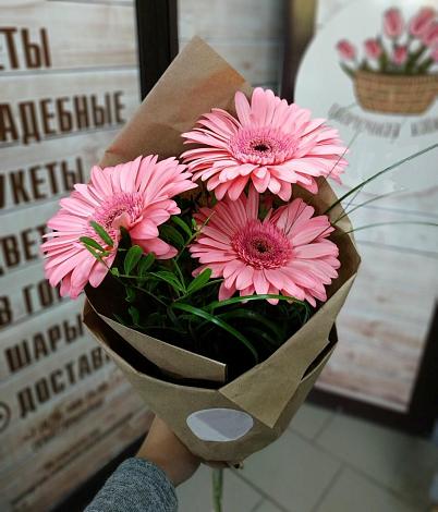 Букет цветов из: Герберы в Кузнечиках