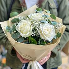 Букет Нежные грёзы в Кузнечиках Букет цветов из: Розы в Кузнечиках