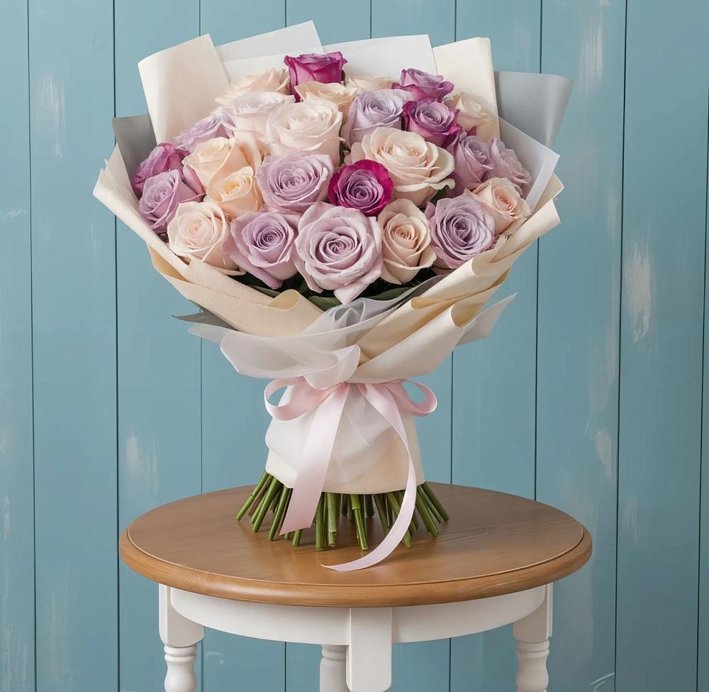 Букет цветов из: Розы в Кузнечиках