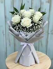 Букет цветов из:  Розы в Кузнечиках