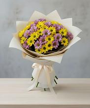 Букет цветов из:  Хризантемы в Кузнечиках