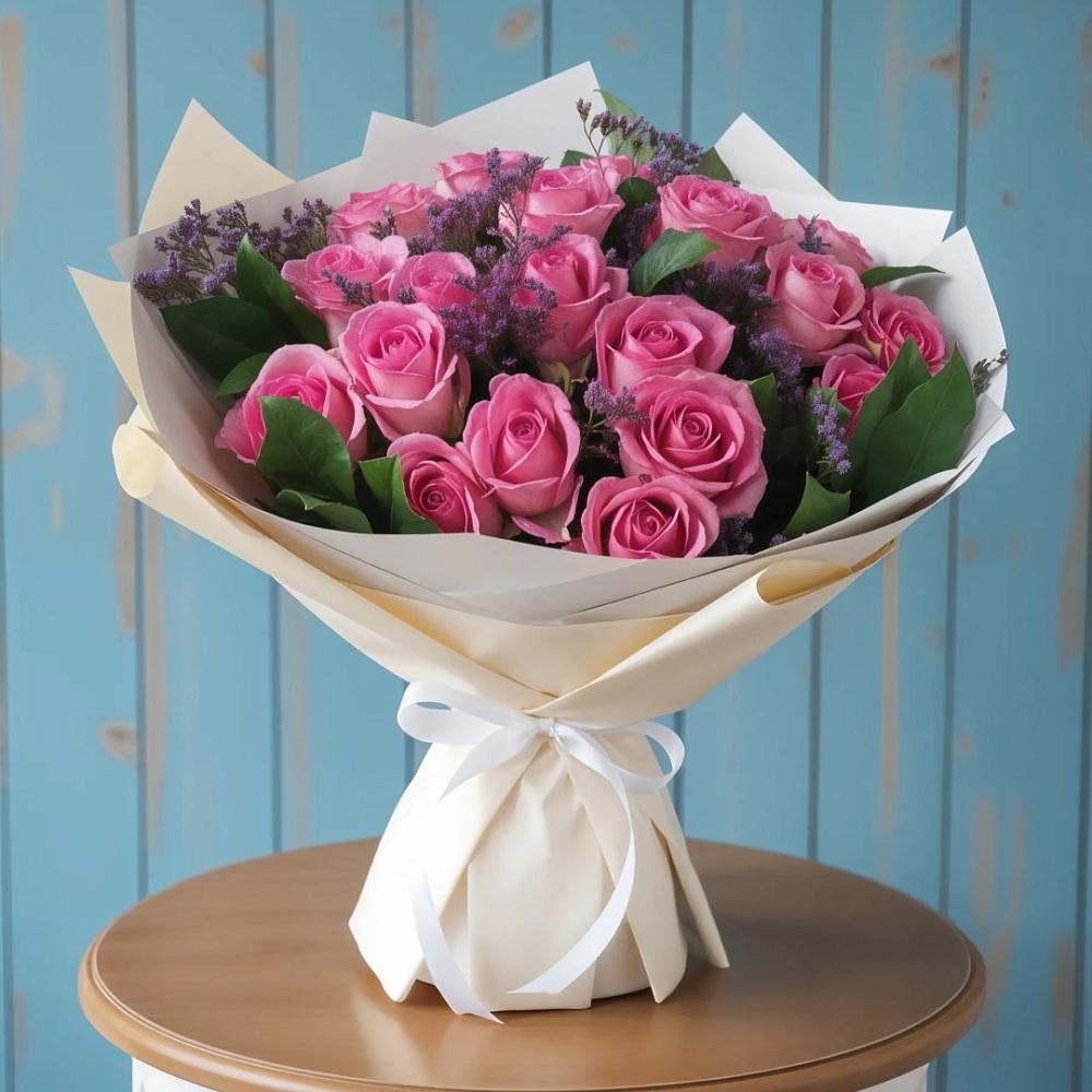 Букет цветов из: Розы в Кузнечиках