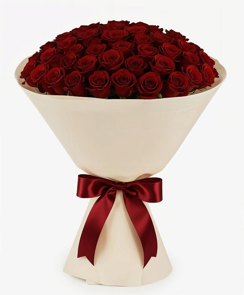 Букет 101 Бордовая роза Блэк Бакарра в Кузнечиках