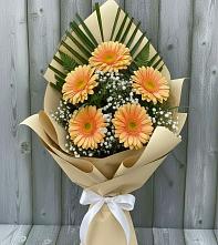 Букет цветов из:  Герберы в Кузнечиках
