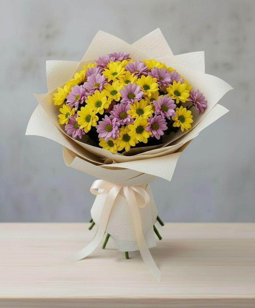 Букет цветов из: Хризантемы в Кузнечиках